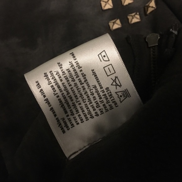 Pam & Gela Studded Fleece Gray Tie Dye Sweatshirt - Picture 9 of 11